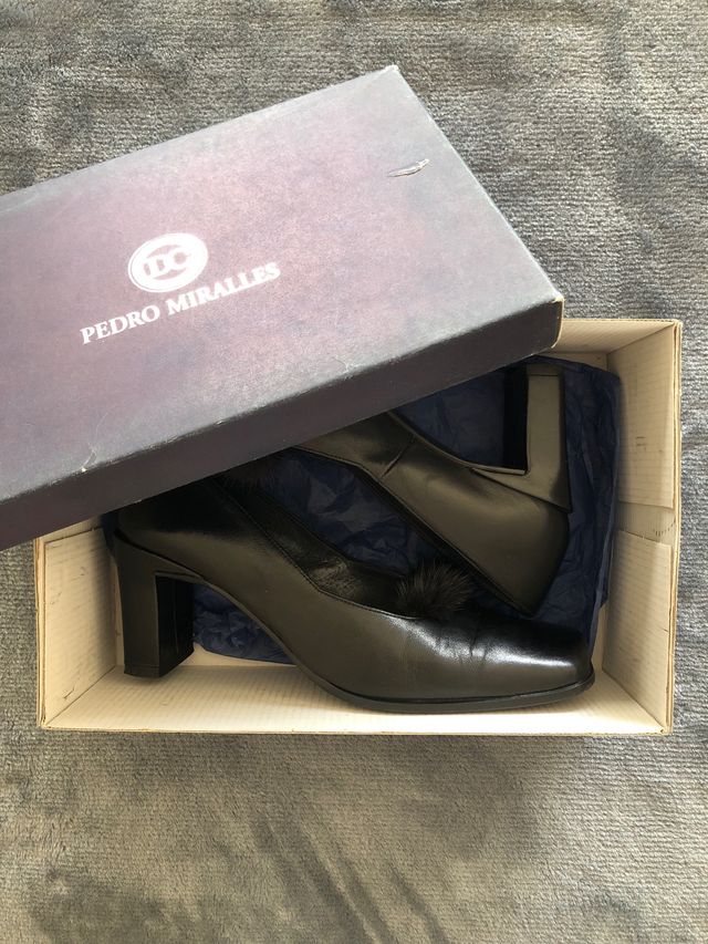 Zapatos puntera cuadrada