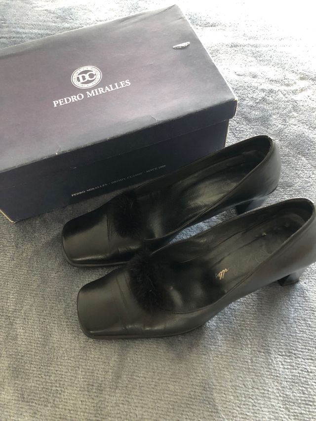 Zapatos puntera cuadrada