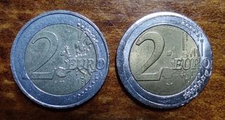 Moneda 2€ Francesa 2012 con errores.