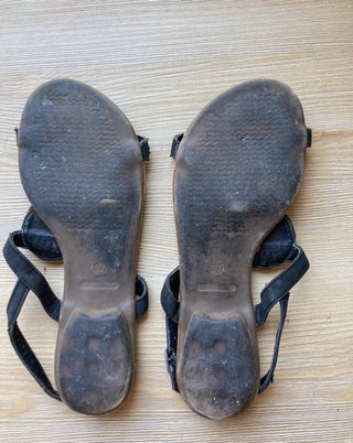 Sandalias Abalorios Mujer