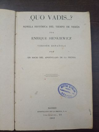 Quo Vadis 1942