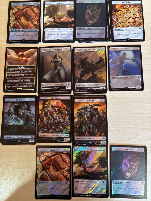 Tokens, Lord of the Rings, MTG, LTR