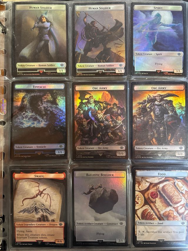 Tokens, Lord of the Rings, MTG, LTR