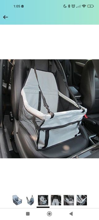 Asiento de seguridad perro coche