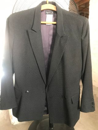 Blazer Agnès B lana cruda