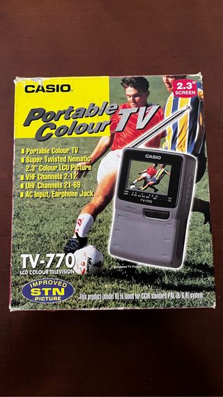 Mini televisión portátil (para coleccionistas)
