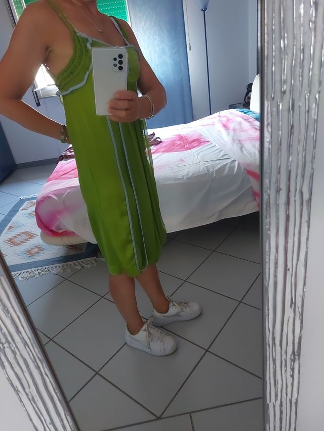 Abito sottoveste 100% seta