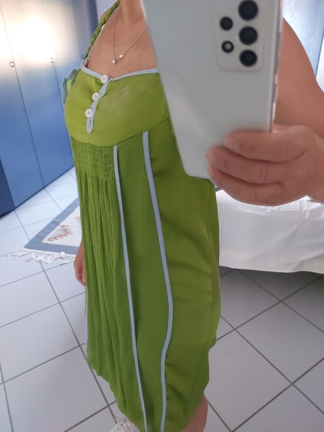 Abito sottoveste 100% seta