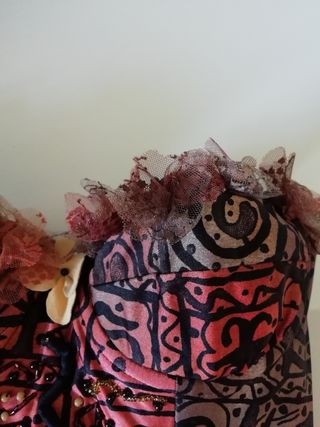 Fiori in tulle, perline