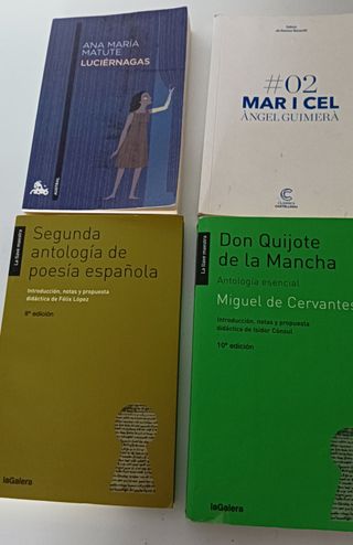 Libros de lectura ESO y Bachillerato