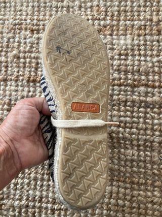 Abarca zapatillas esparto