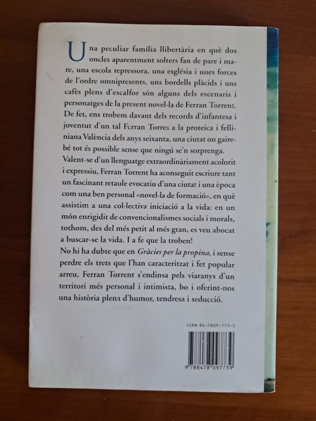 Gràcies per la propina de Ferran Torrent