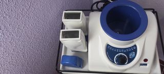 Calentador de cera combinado, cartuchos, botes, ce