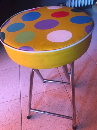 Tamboret plegable estil vintage