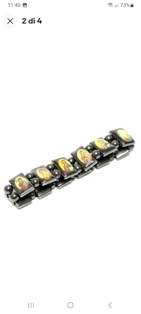 Bracciali religiosi ematite minimo10 pezzi