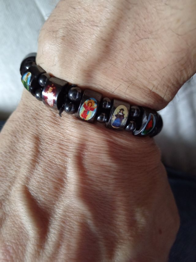 Bracciali religiosi ematite minimo10 pezzi