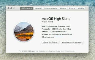 iMac 21,5 finales del 2009 (Bajada de precio)