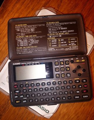 Agenda electronica vintage CASIO📌
