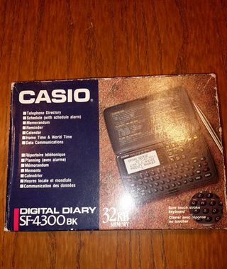 Agenda electronica vintage CASIO📌