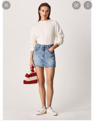 PEPE JEANS minifalda vaquera