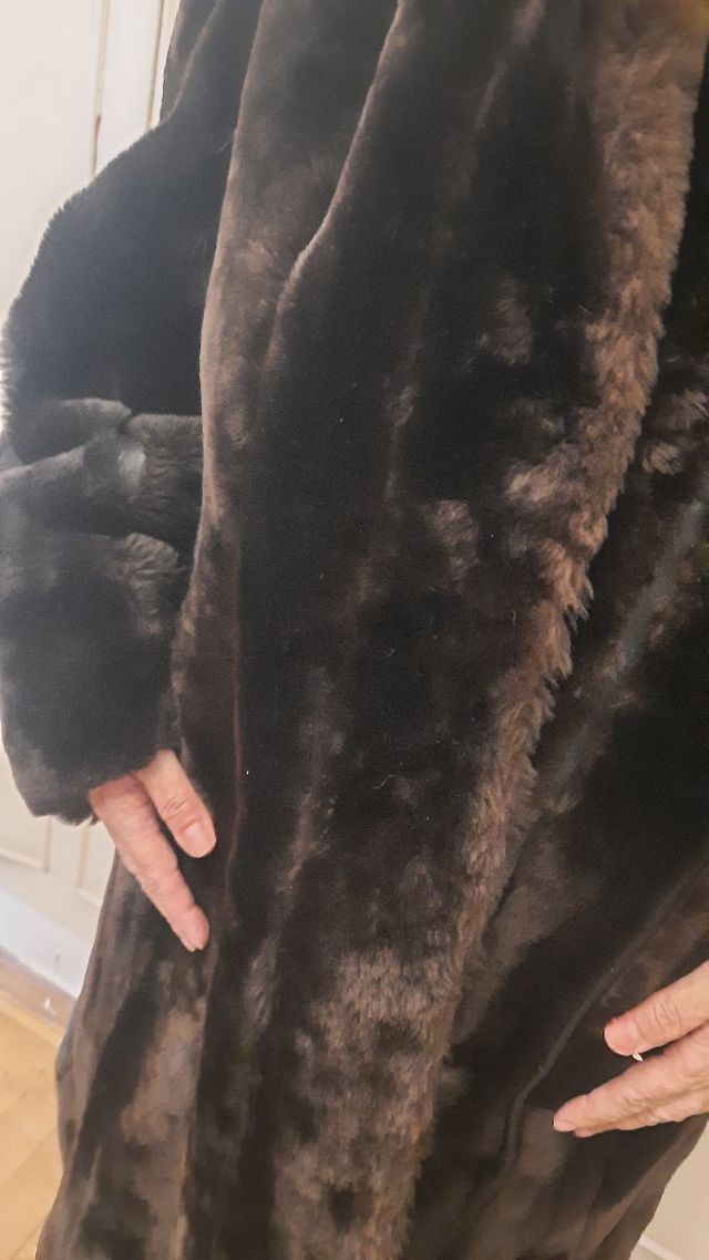 Abrigo Piel verdadera talla 42