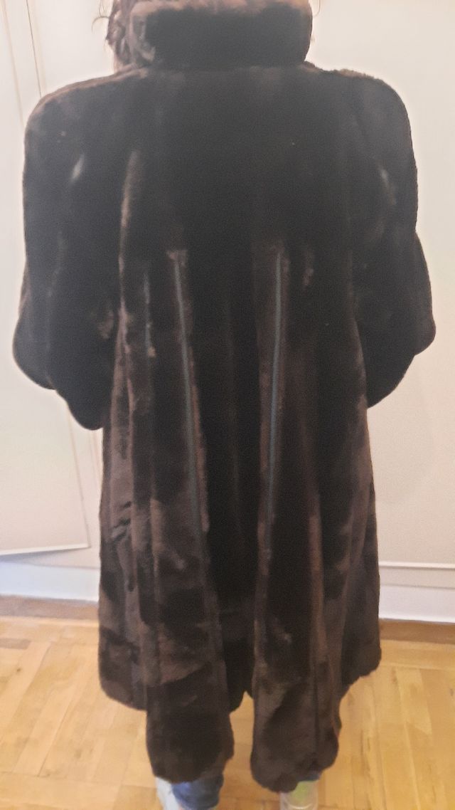 Abrigo Piel verdadera talla 42