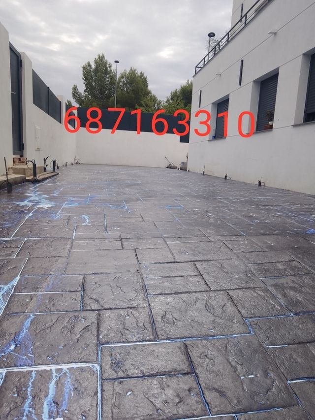 hormigón impreso y fratasado calidad