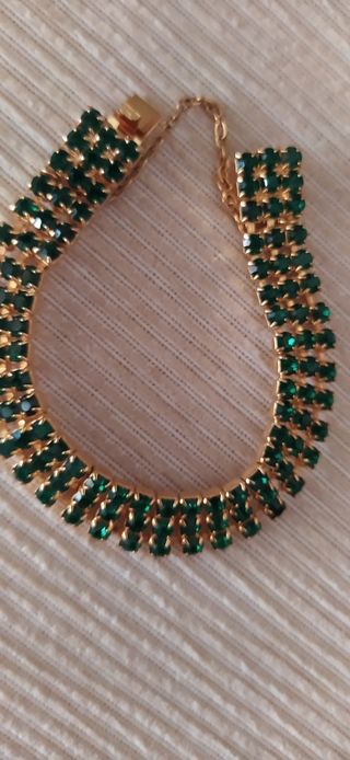 Pulsera  - vintage- chapada en oro 