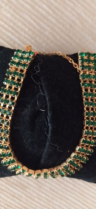 Pulsera  - vintage- chapada en oro 