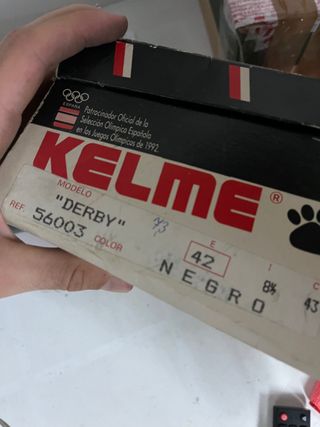botas derby kelme vintage