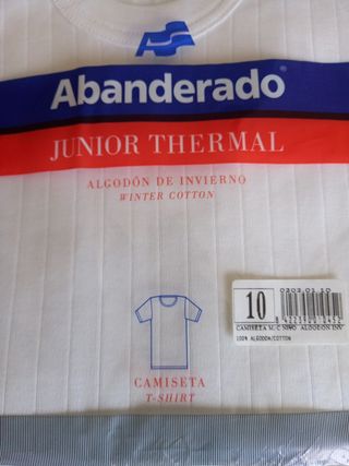 Camiseta interior niño Abanderado 10 años