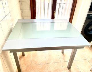 Mesa cocina extensibles cristal