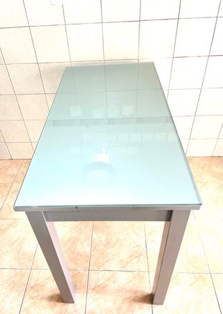Mesa cocina extensibles cristal