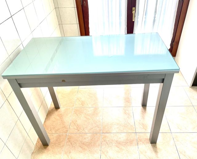 Mesa cocina extensibles cristal