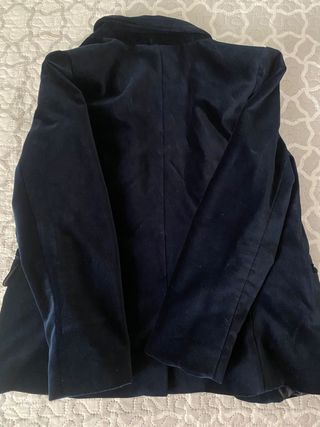 Americana de terciopelo para niños