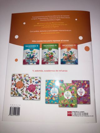 Libro SM repaso vacaciones