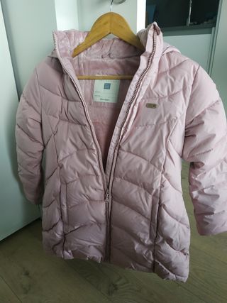 Anorak rosa niña, talla 11-12