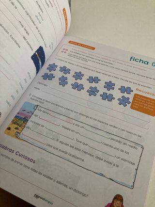 Libro repaso matematicas y lengua 2 en 1