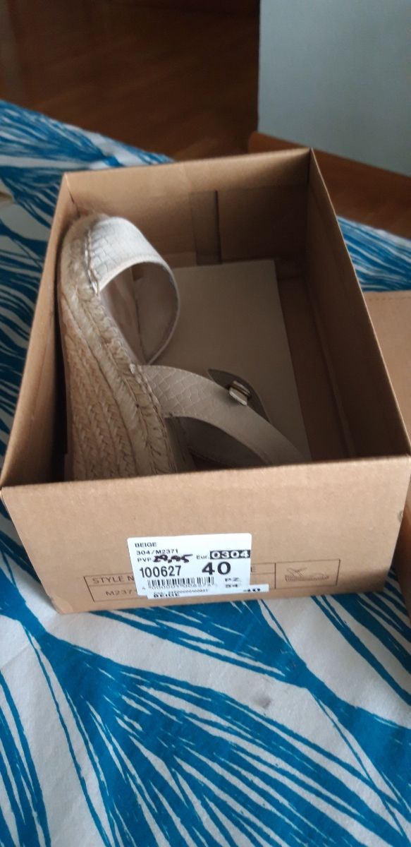 Cuñas sandalia verano 40