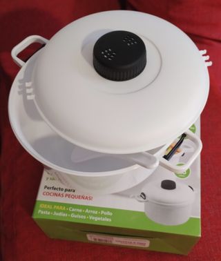 OLLA A PRESIÓN PARA MICROONDAS. ANUNCIADO EN TV
