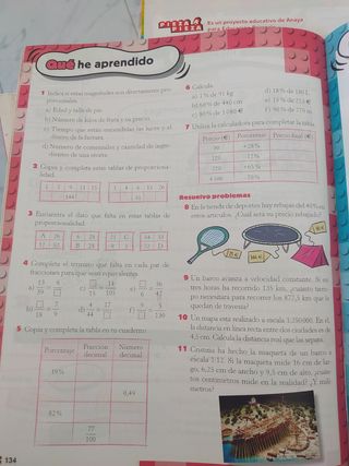 Matemáticas 6 - Anaya. 