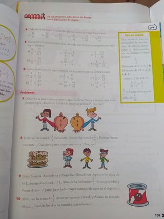 Matemáticas 6 - Anaya. 