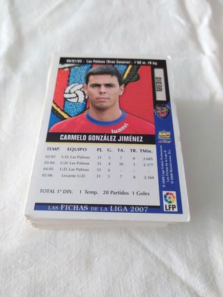 Lote 111 FICHAS DE LA LIGA 2007