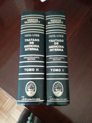 libro de medicina en 2 tomos
