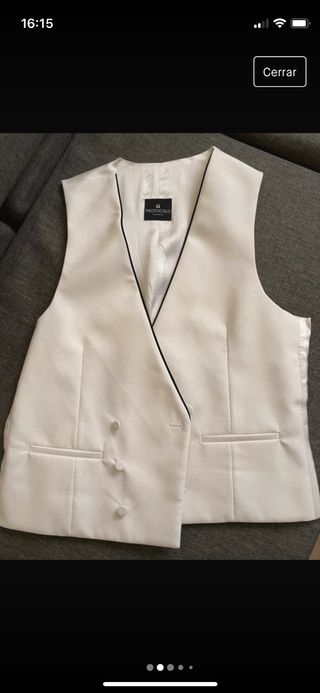 Chaleco blanco Protocolo