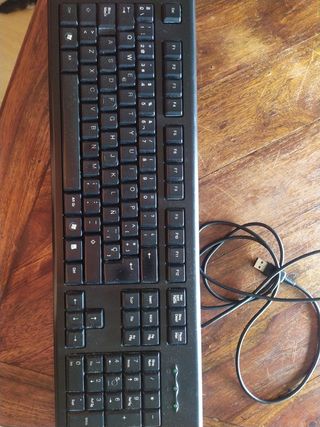 teclado ordenador con cable