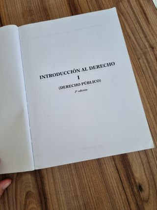 libro: Introducción al derecho I