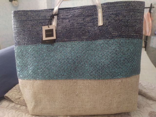 Borsa mare a spalla glitterata, Emanuela Biffoli