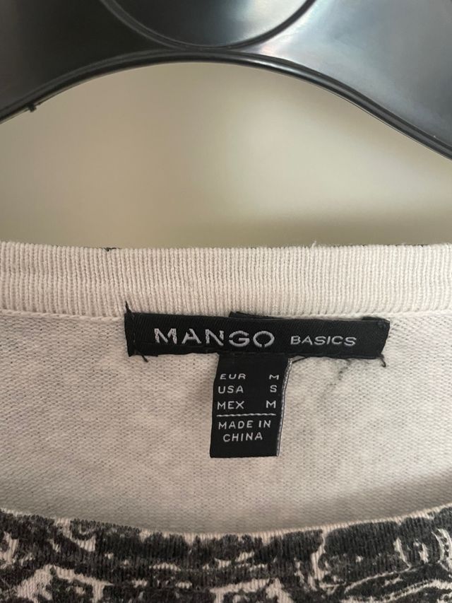 Vestido punto corto mango