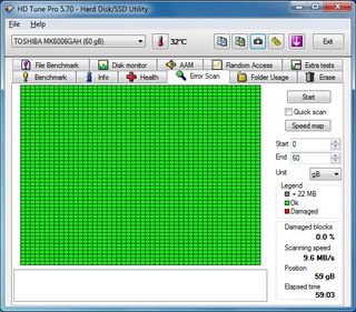 Disco Duro HDD 1,8 Toshiba MK6006GAH 60GB